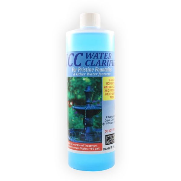 ICC Water Clarifier against white background.