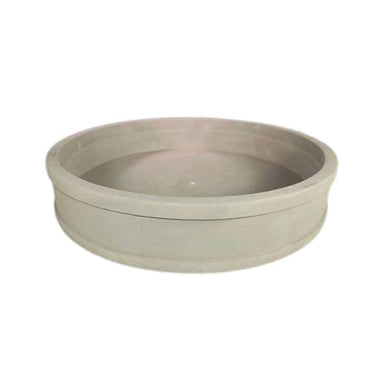 Malibu One Piece Fountain Basin against white background