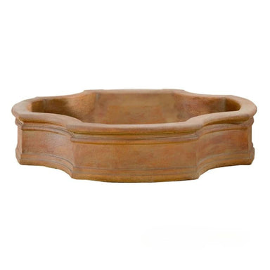 Monaco One Piece Fountain Basin against white background