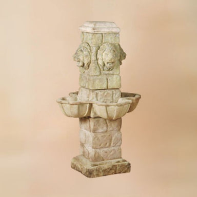 Ponte Bacoli Fountain against brown background.