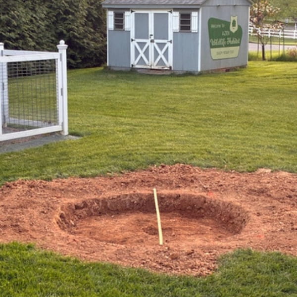 Alessia Fountain Base Excavation