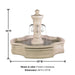 Amalfi Monaco Pond Fountain with product details.