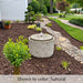 Andros Fountain in action in japanese inspired garden.