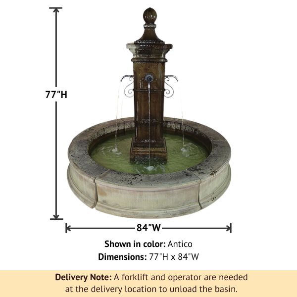Aquitaine Easy Pond Fountain with product details.
