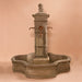 Aquitaine Pond Fountain with 70 Monaco Pond against brown background.