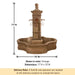 Aquitaine Pond Fountain with 70 Monaco Pond with product details. 