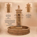 Aquitaine Pond Fountain  with spout images.