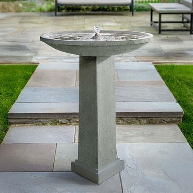 Aspire Fountain on concrete in action.