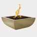 Avalon Fire Bowl, Brown against gray background