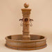 Avignon Pond Fountain against brown background.
