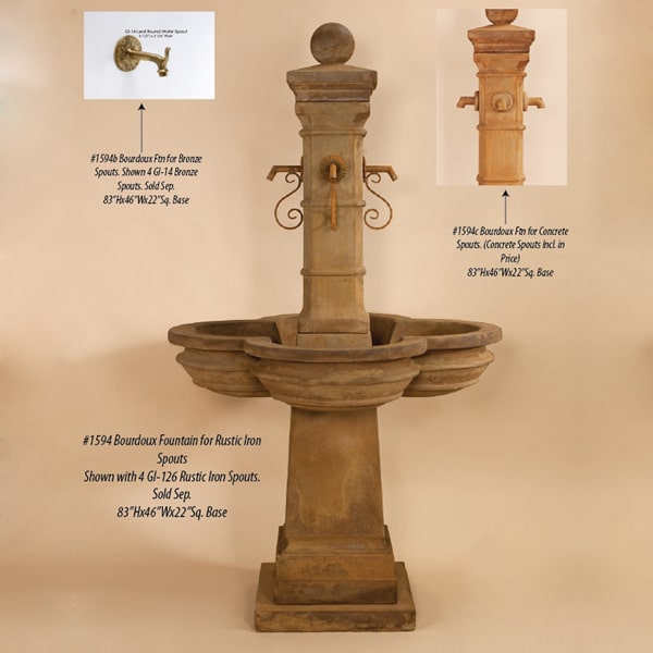 Bourdoux Fountain with spout images