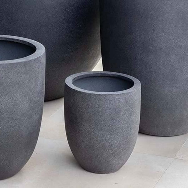 Bradford Planter, Extra Small in charcoal premium lite.