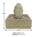 Buddha Head Fountain with product details.