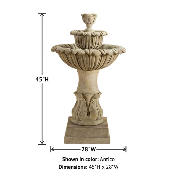 Calanthia Fountain, Short with product details.