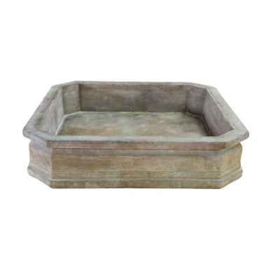 Carre Fountain Basin against white background
