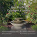 Carrera Oval Fountain handcrafted from cast stone