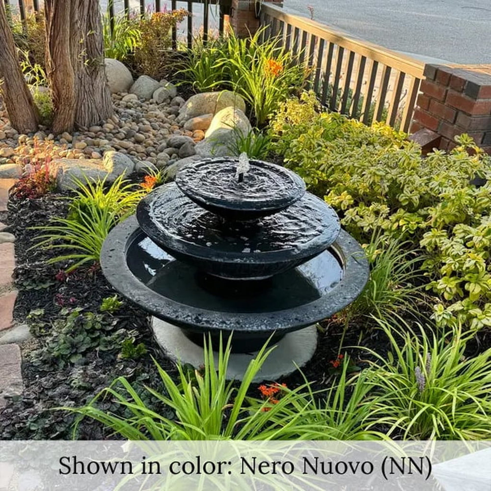 Cascade Fountain in action in the backyard.
