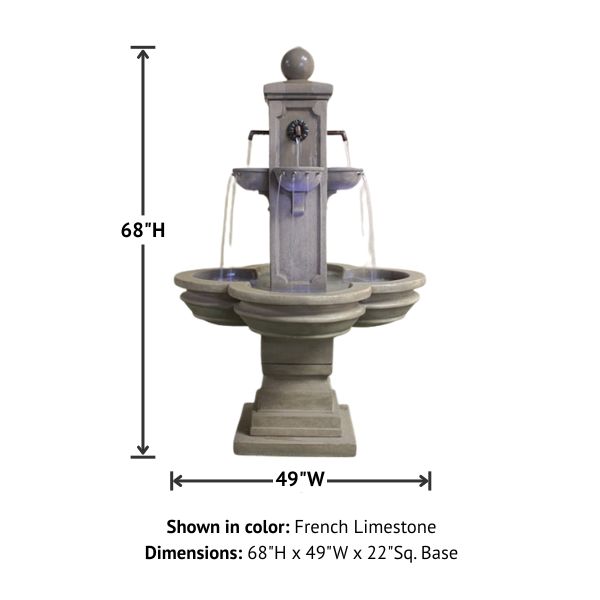 Catalina Terrace Fountain with product details.