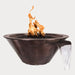 Cazo Hammered Copper Fire and Water Bowl