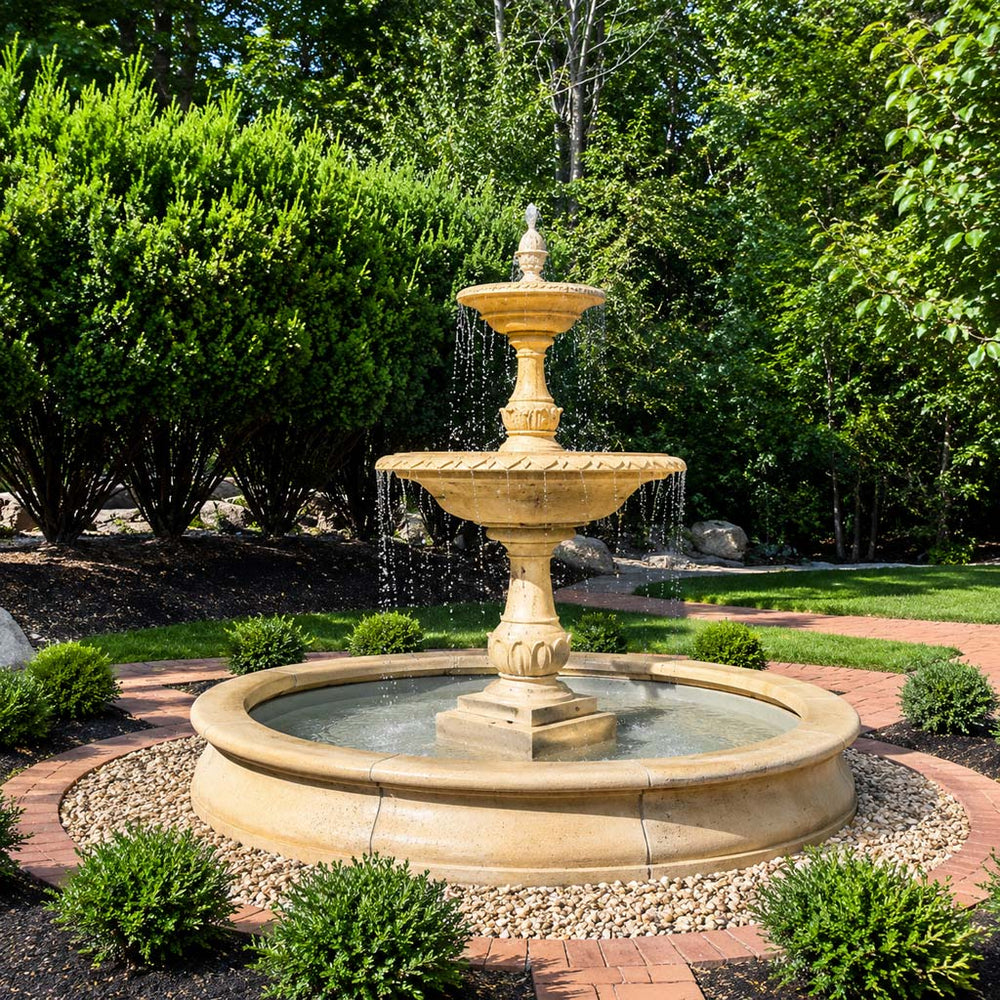 Charleston in Basin in french limestone in action.