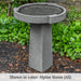 Concept Birdbath Small on concrete in the backyard