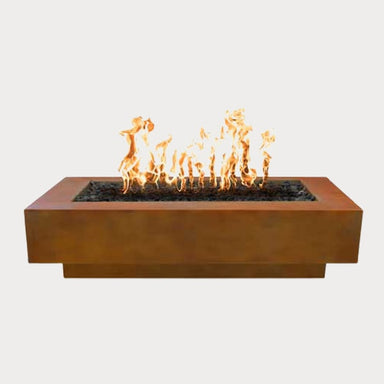 Coronado Corten Steel Fire Pit against gray background