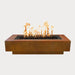 Coronado Corten Steel Fire Pit against gray background