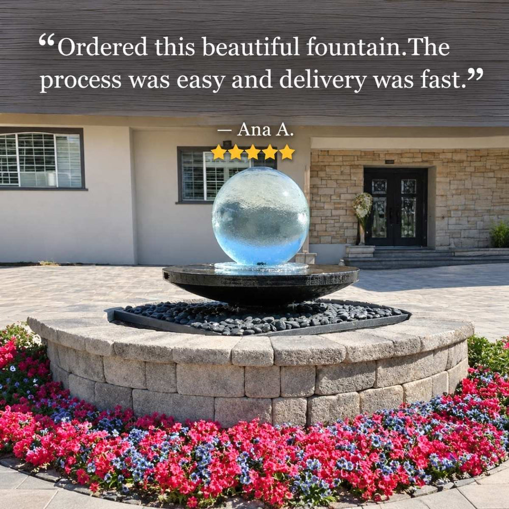 Crystal Sphere Fountain Kit Review Img01