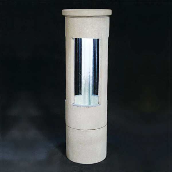 Cylinder Rain Fountain Fiore Stone
