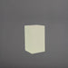 Darwin Tall Corner Fiberglass Planter in satin beige against gray background.