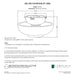 CAD drawing of the Del Rey Fountain with dimensions, weight, and manufacturer notes.