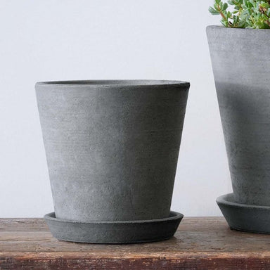 Essential Planter, Medium in grey against white background