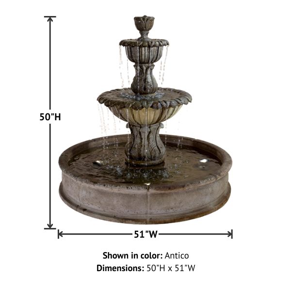 Florica Brevis Pond Fountain with  product details.