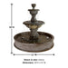 Florica Brevis Pond Fountain with  product details.