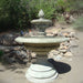 Fontana Grande Fountain in action in the backyard.