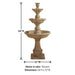 Gaetana Three Tier Fountain with product details.