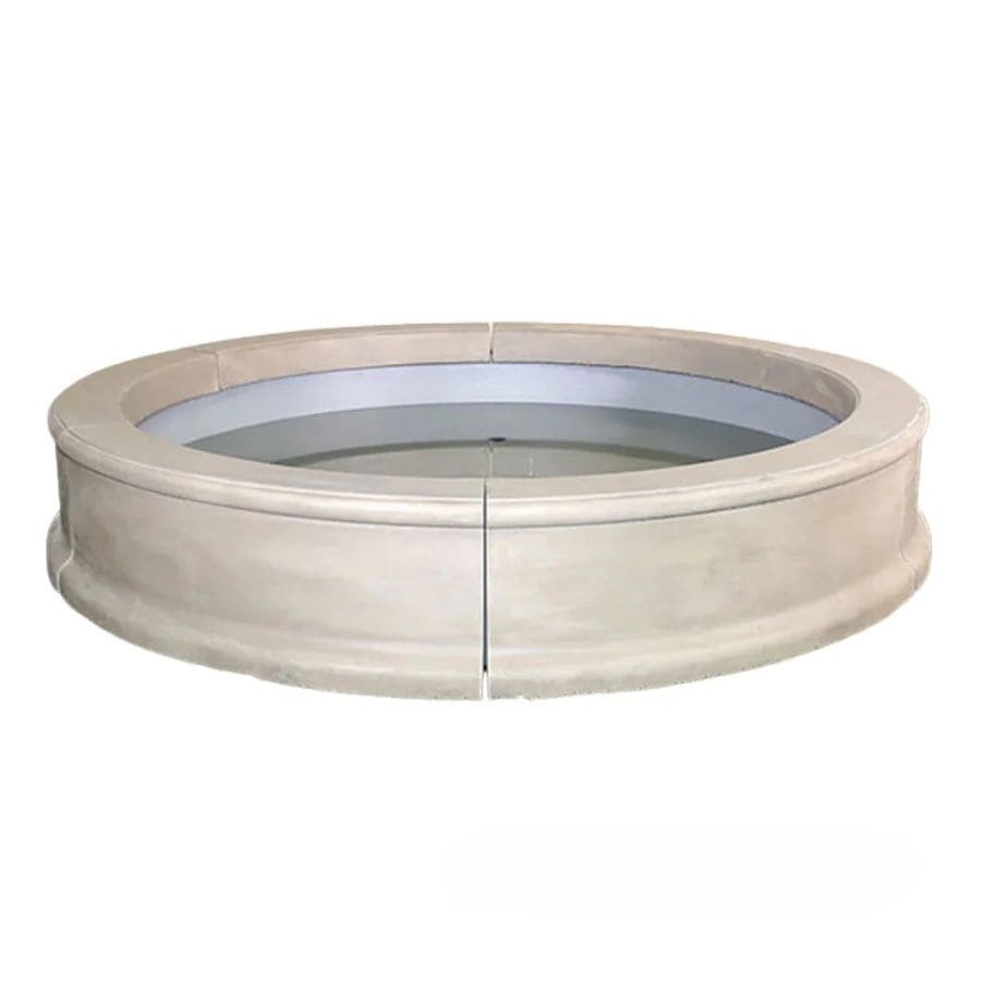 Giannini Grand Easy Pond Fountain Basin against white background