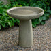 Giles Birdbath on gravel in the backyard.