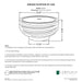 CAD drawing of the Girona Fountain with dimensions, weight, and manufacturer notes.