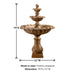 Grand Chateau Three Tier Fountain with product details.