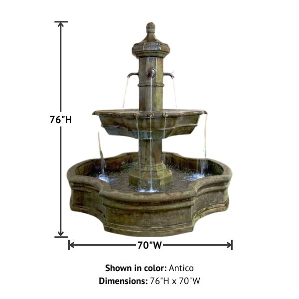 Grand Roubaix Pond Fountain for Rustic Spouts with product details.