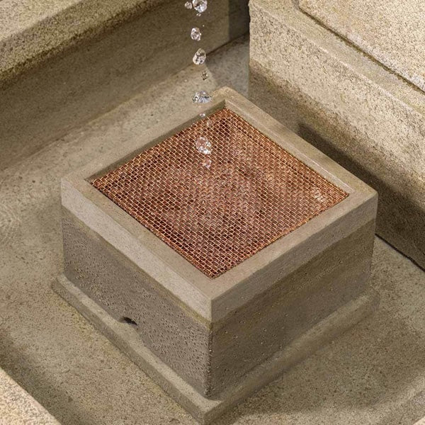 Guard Riser Square on Austin Fountain