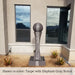 I Fountain with Ball in Taupe with Elephant Gray Streak color in action.