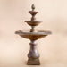 Immanis Newscatle Three Tier Fountain (Short Spacer) against brown background