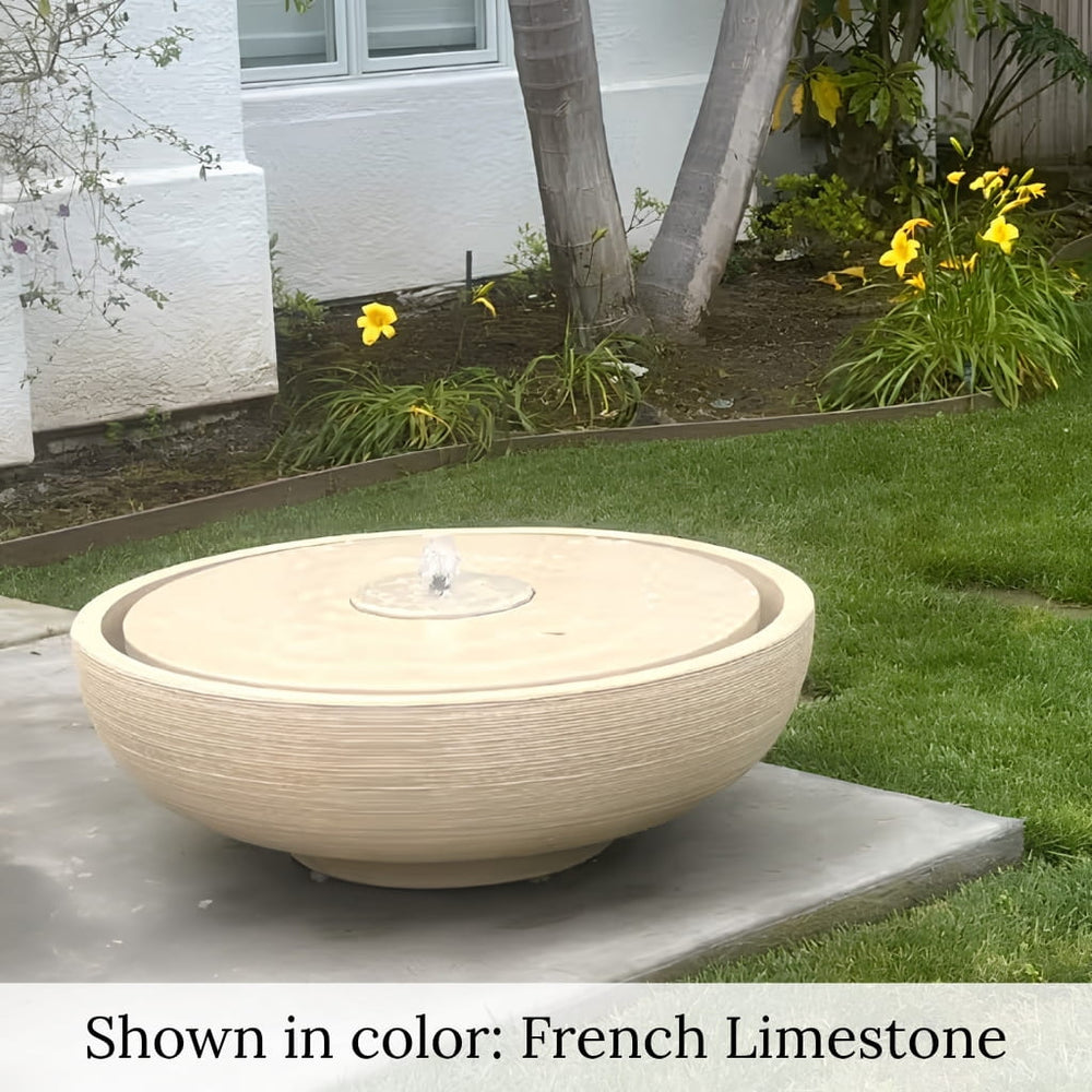 Large Giron Fountain in French Limestone in action.