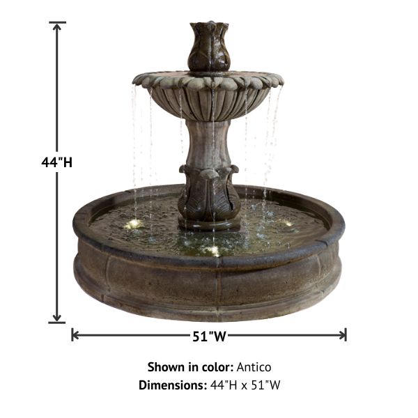 Laurus Pond Fountain with product details.