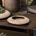 Luna Bowl Planter, Small - Terra Cotta - S/4 on the table