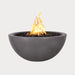 Luna Fire Bowl Chestnut against gray background