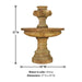 Madrid Lion Fountain with product details.
