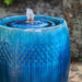 Malmo Fountain, Short-Mediterranean blue in action upclose.